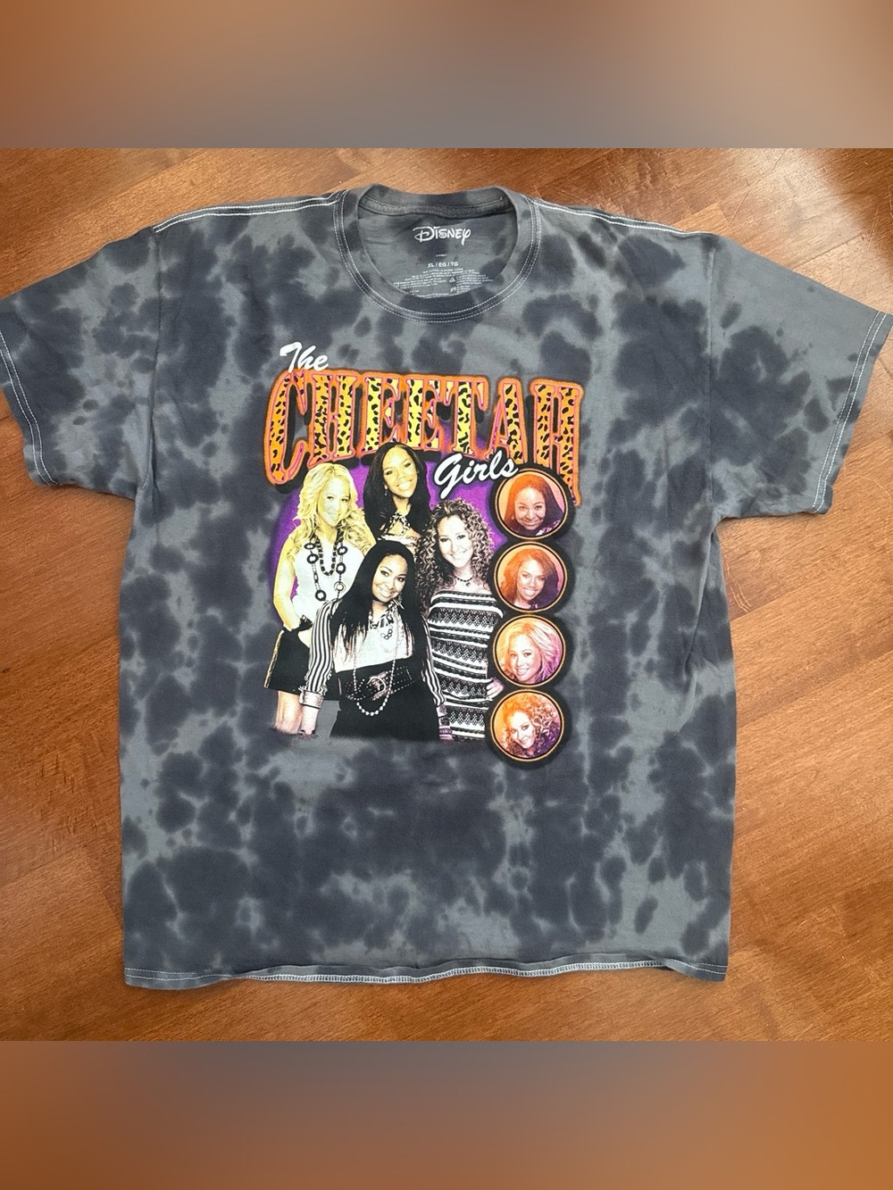 The Cheetah Girls Disney Tie-Dye T-Shirt XL NWOT